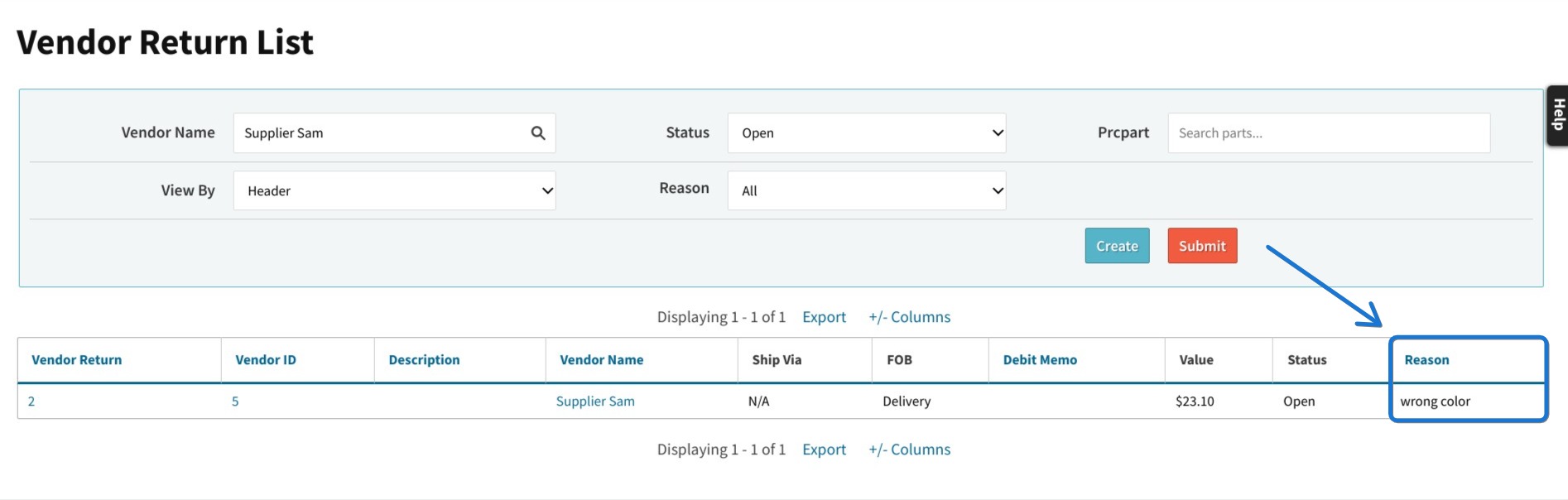 Vendor_Return