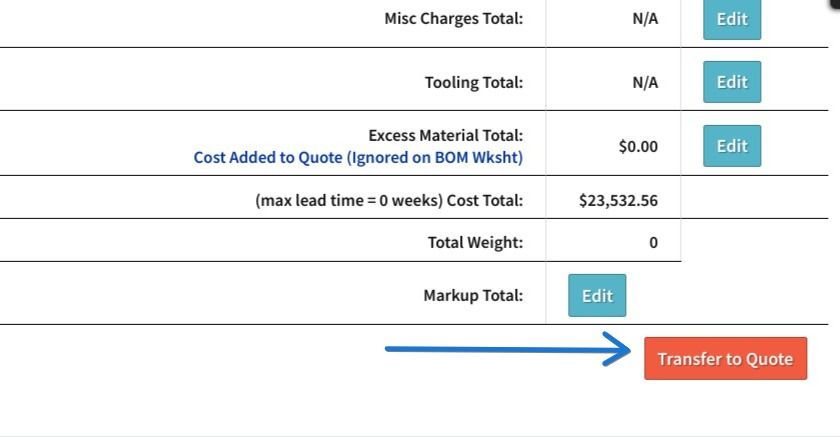 Managing BOM Worksheets on Quote Lines in Cetec ERP